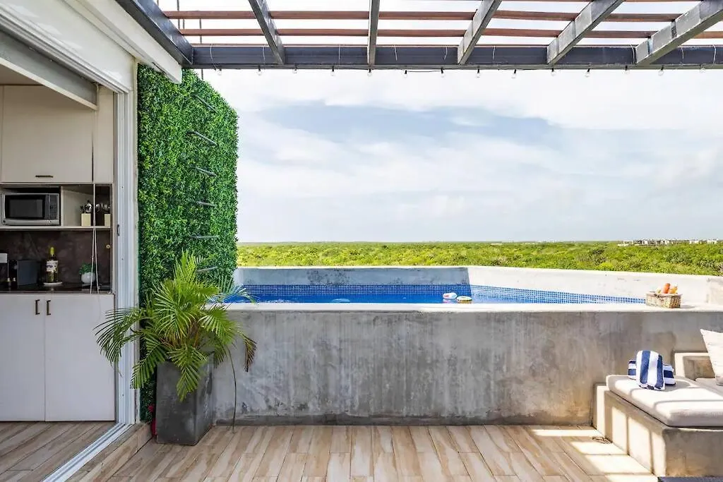 Rooftop Pool Paradise With Jungle Views Tulum Mexico