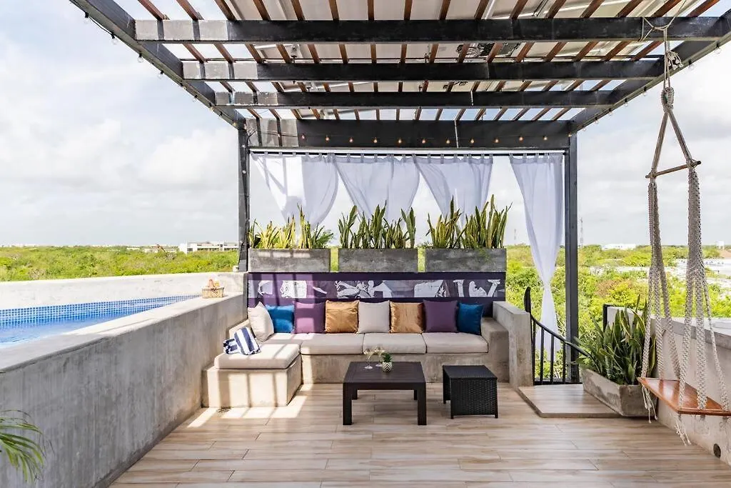 Rooftop Pool Paradise With Jungle Views Tulum